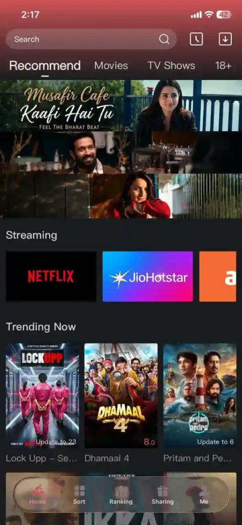 Zunc Movie App 1