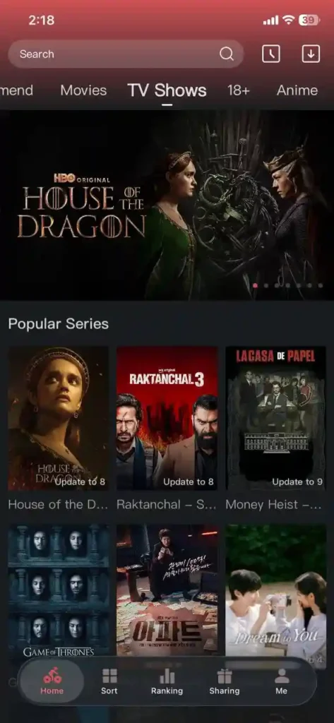 Zunc Movie App 3